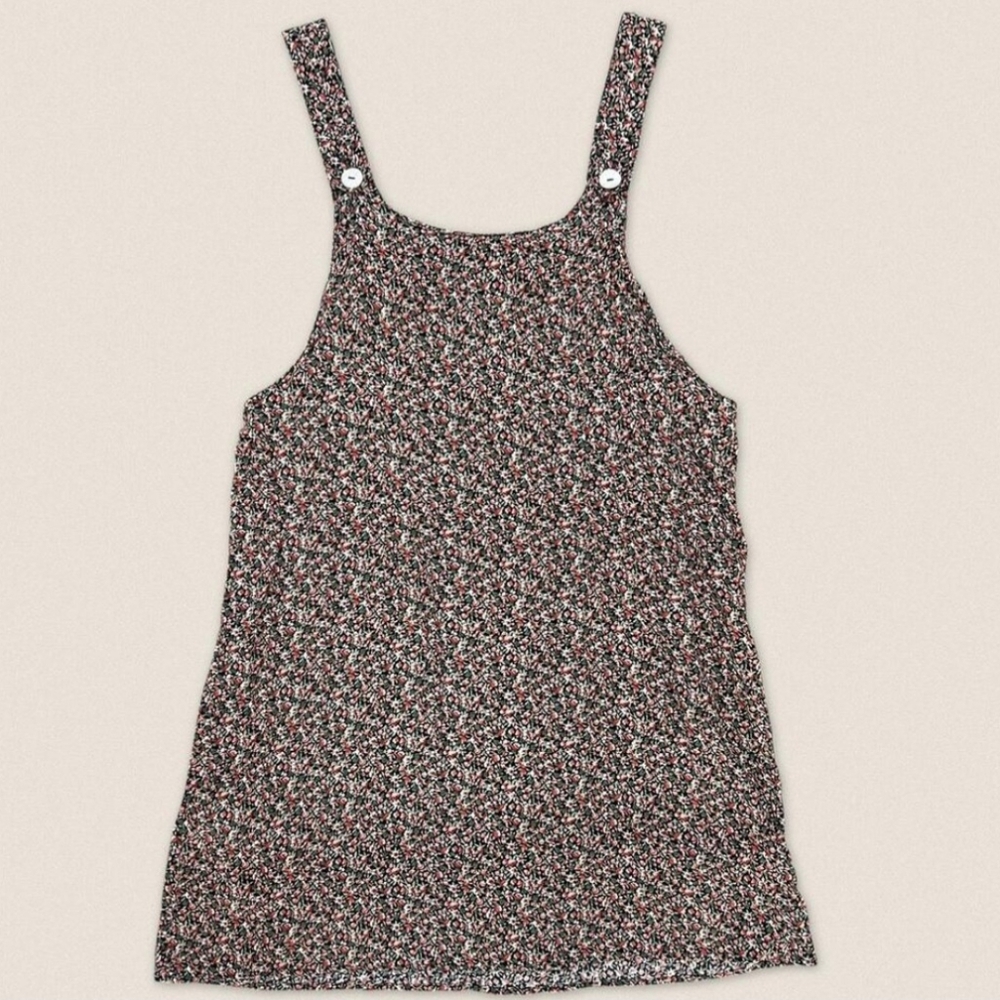 Impressions Black and White Floral Mini Dress
